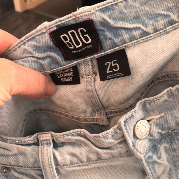 Urban Outfitters Blue Baggy jeans size 25 - Picture 3 of 4